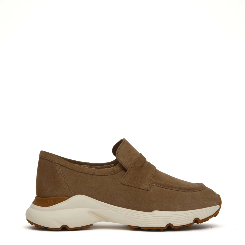 Tod’s Sportieve Loafers Dames Schoenen Beige