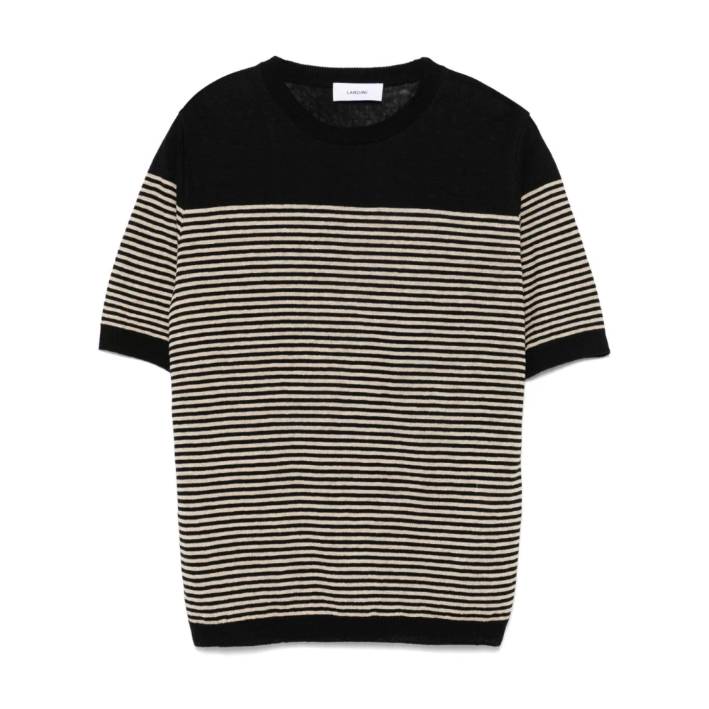 Lardini - Tops > T-Shirts - Black - Lardini - Modalova