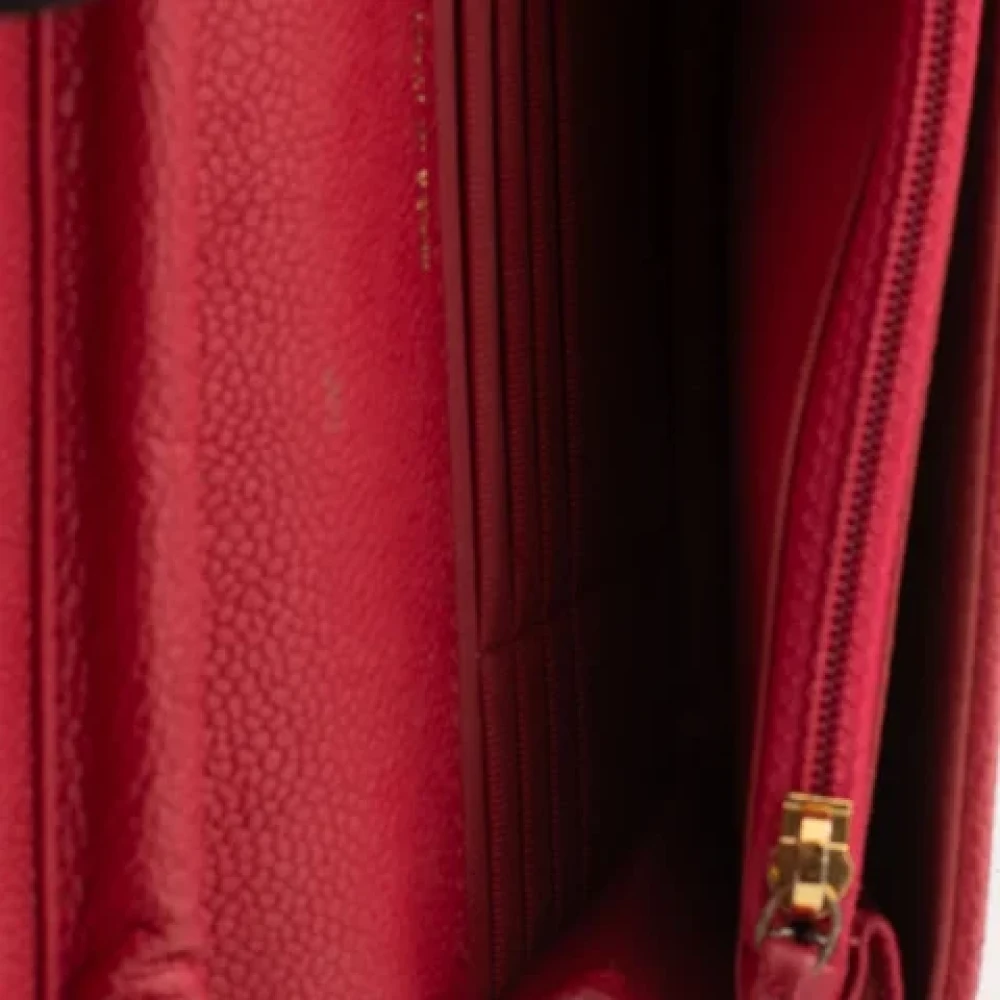 Chanel Vintage Pre-owned Leather wallets Pink Dames