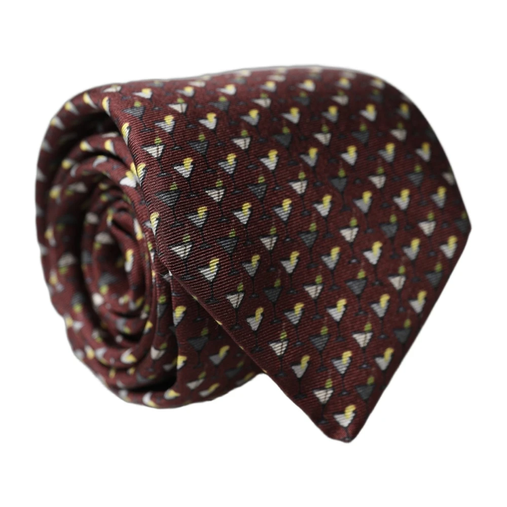 Dolce & Gabbana Men's Red Necktie - Ties - One Size - Accessories