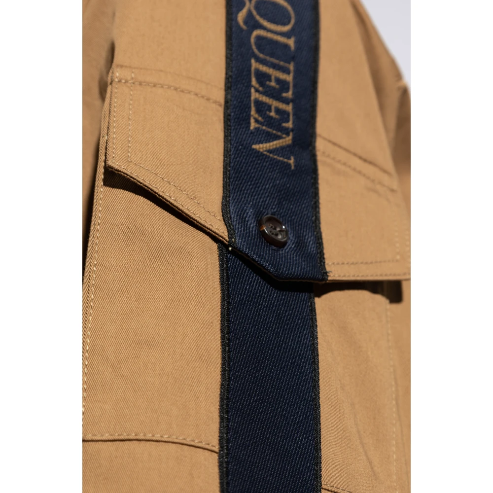 alexander mcqueen Overhemd met zakken Beige Heren