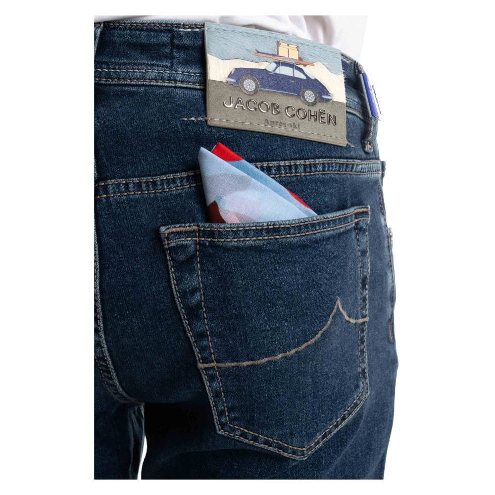 Jacob Cohën Luxe Denim Jeans Bard Fit Blue Heren