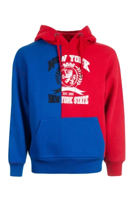Surf the Web Red Crest Hoodie