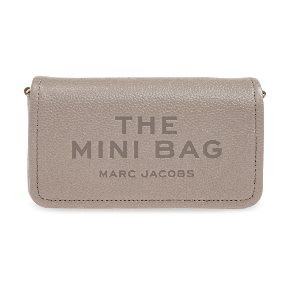 Marc Jacobs Beige Axelremsväska The Mini Marc