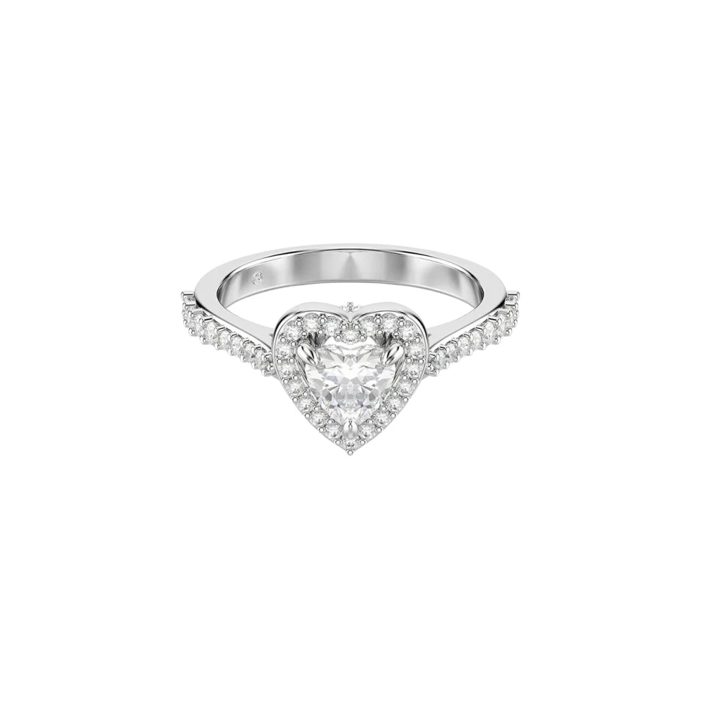 Swarovski - Una Angelic Motiv Ring - Accessories - Damen - Grau - 52 Mm - Image 4
