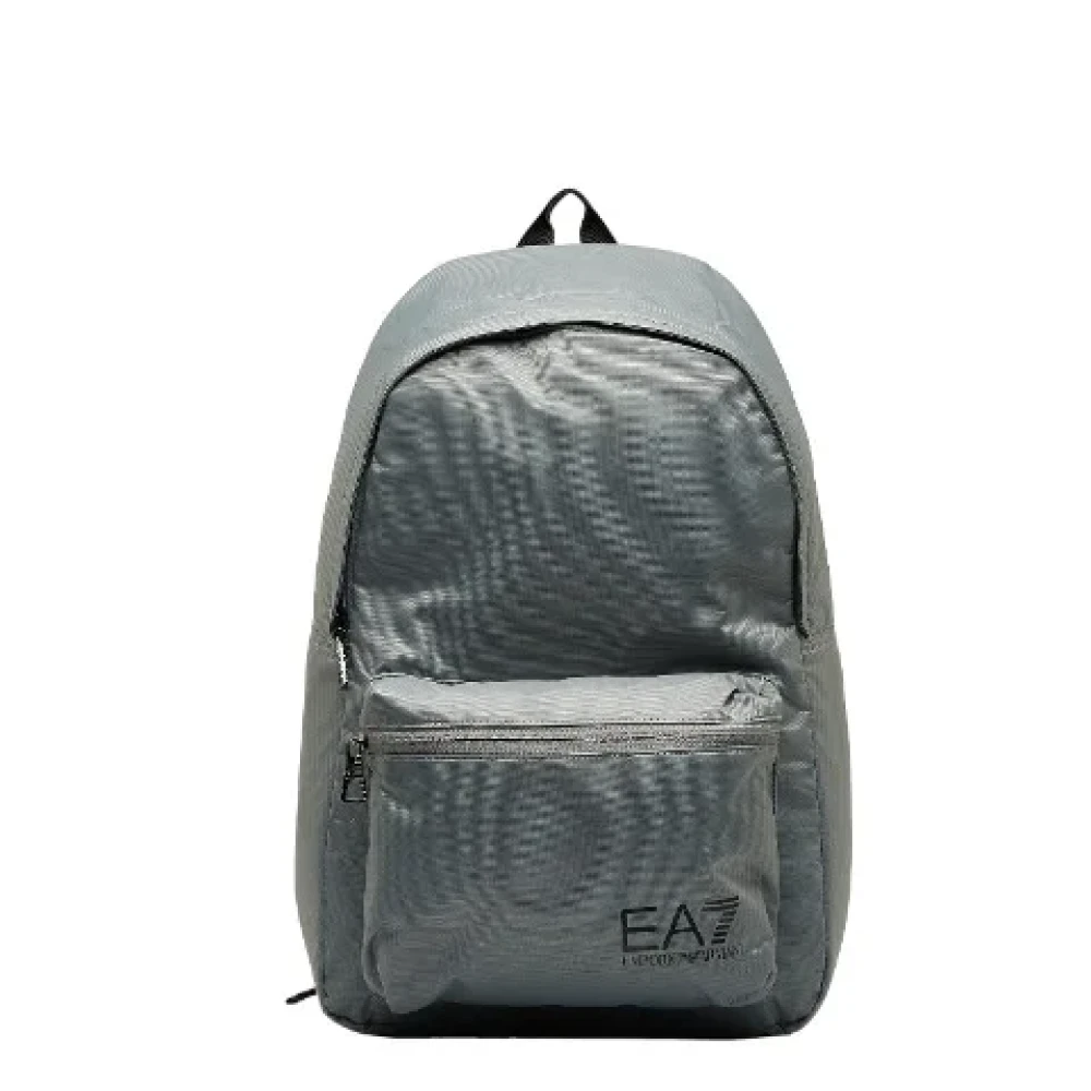 Armani Pre-owned Nylon backpacks Gray Dames