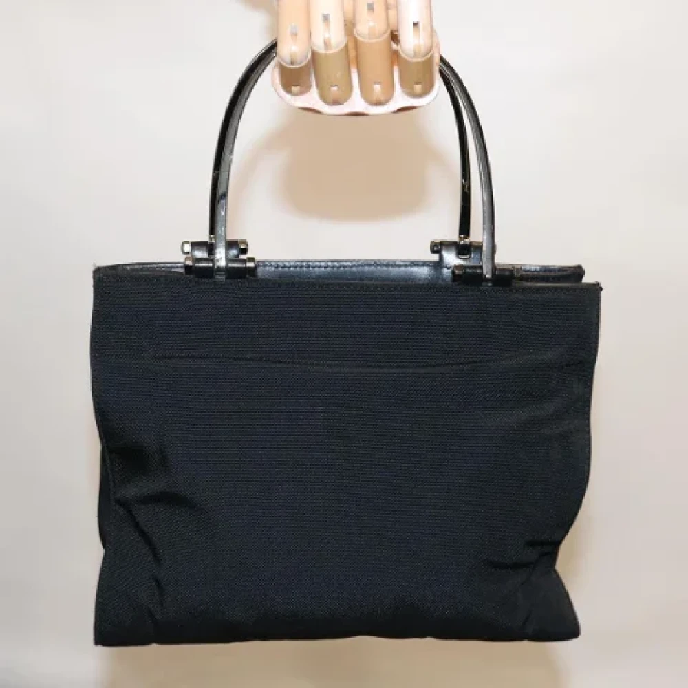 Gucci Vintage Pre-owned Fabric gucci-bags Black Dames
