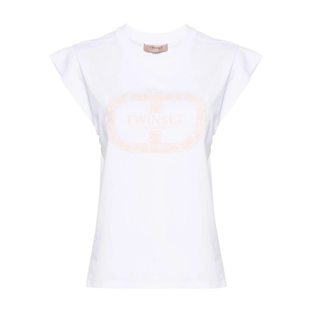 TWINSET MILANO Dames Tops & T-shirts 241tp2213 Wit