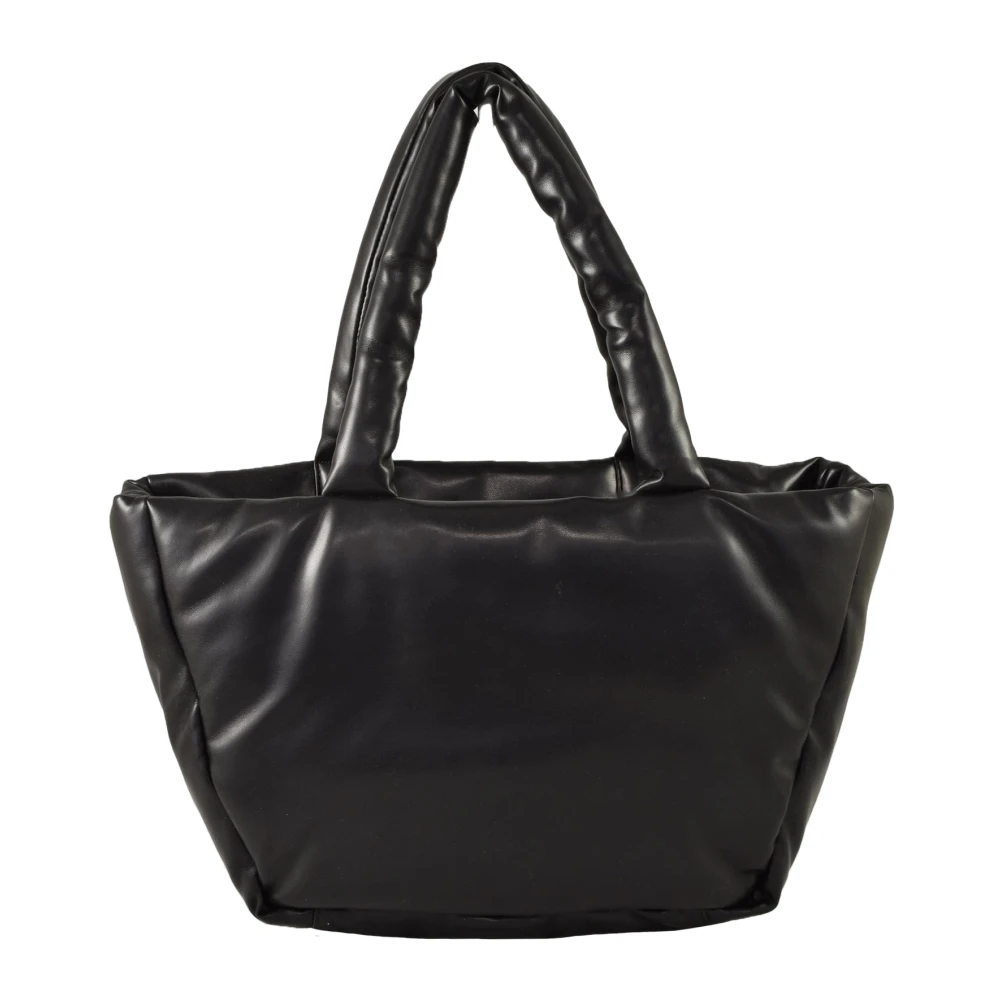 Msgm Stijlvolle PU Schoudertas Black Dames