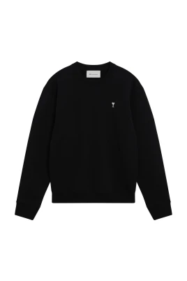 Hoodie med bröstbroderi
