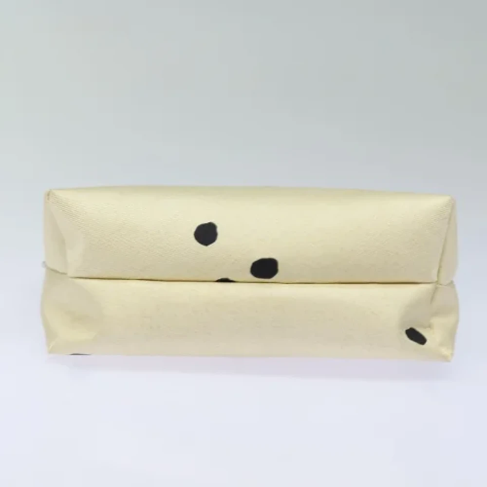 Bvlgari Vintage Pre-owned Canvas handbags White Dames