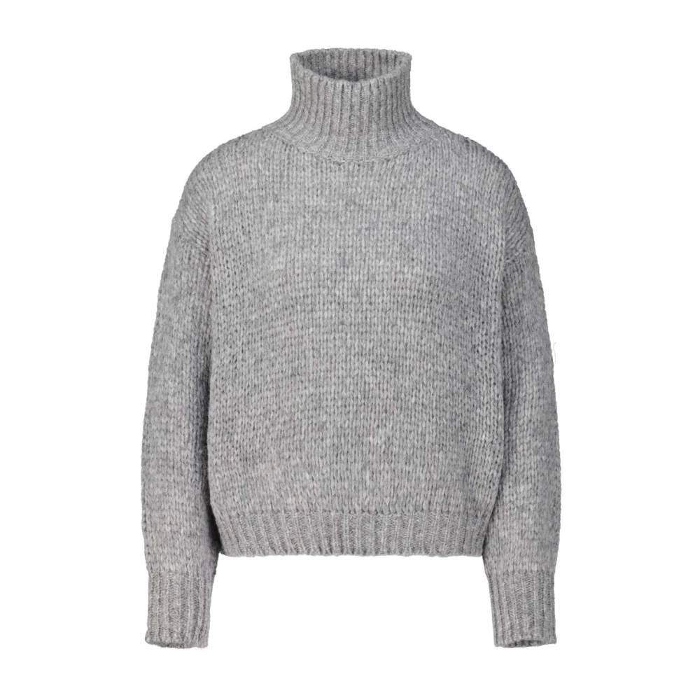 Roberto Collina Gezellig Gebreide Coltrui Gray Dames