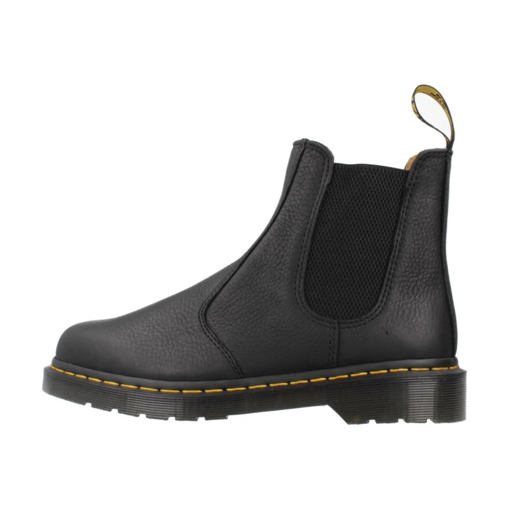 Dr. Martens Uomo Nero - Stivali In Pelle Con Logo Suola In Gomma - Shoes - 45 Eu - Immagine 9