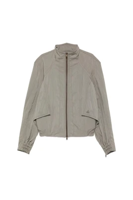 Orb Plaque High-Neck Jacket