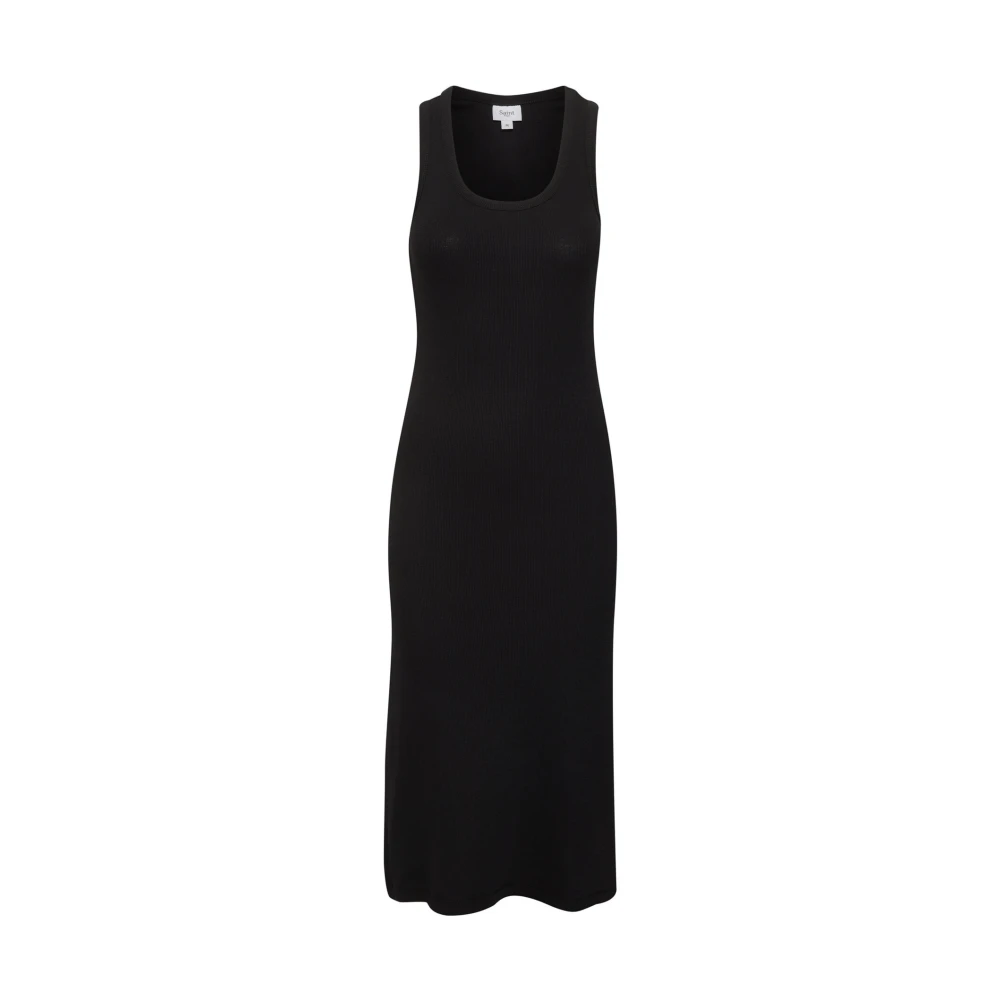 Saint Tropez Zwarte Maxi Tank Jurk Black Dames