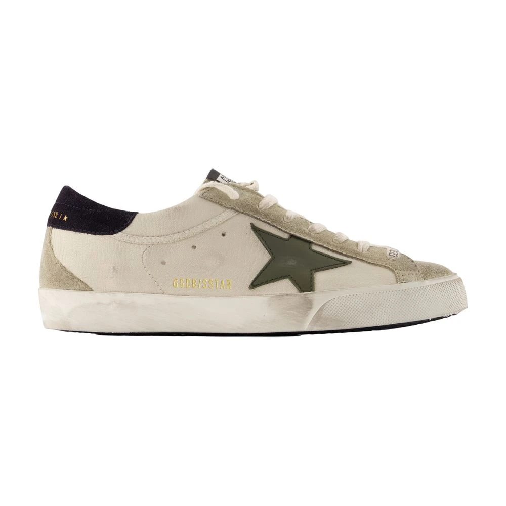 Golden Goose Super-Star Trainers - Male - Sneakers - Beige - 8 Uk - Shoes