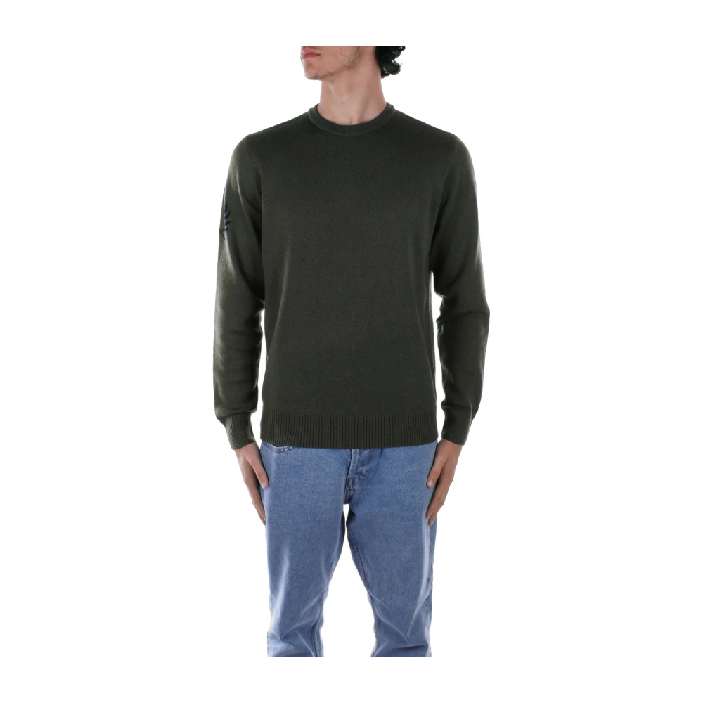 Fred Perry Groene Laurel Wreath Sweater Green Heren