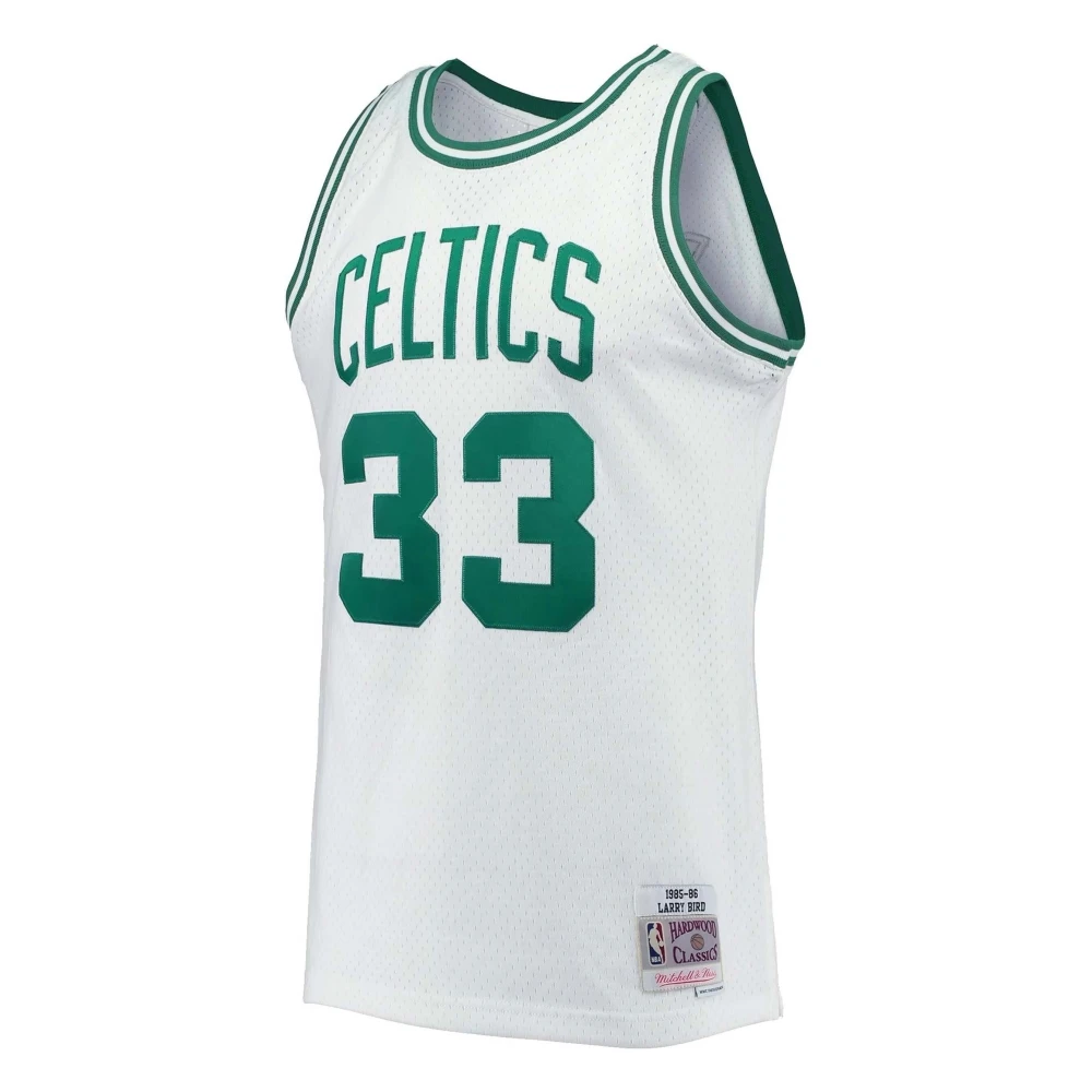 Mitchell & Ness Boston Celtics Larry Bird Swingman Jersey Tank Top White Heren