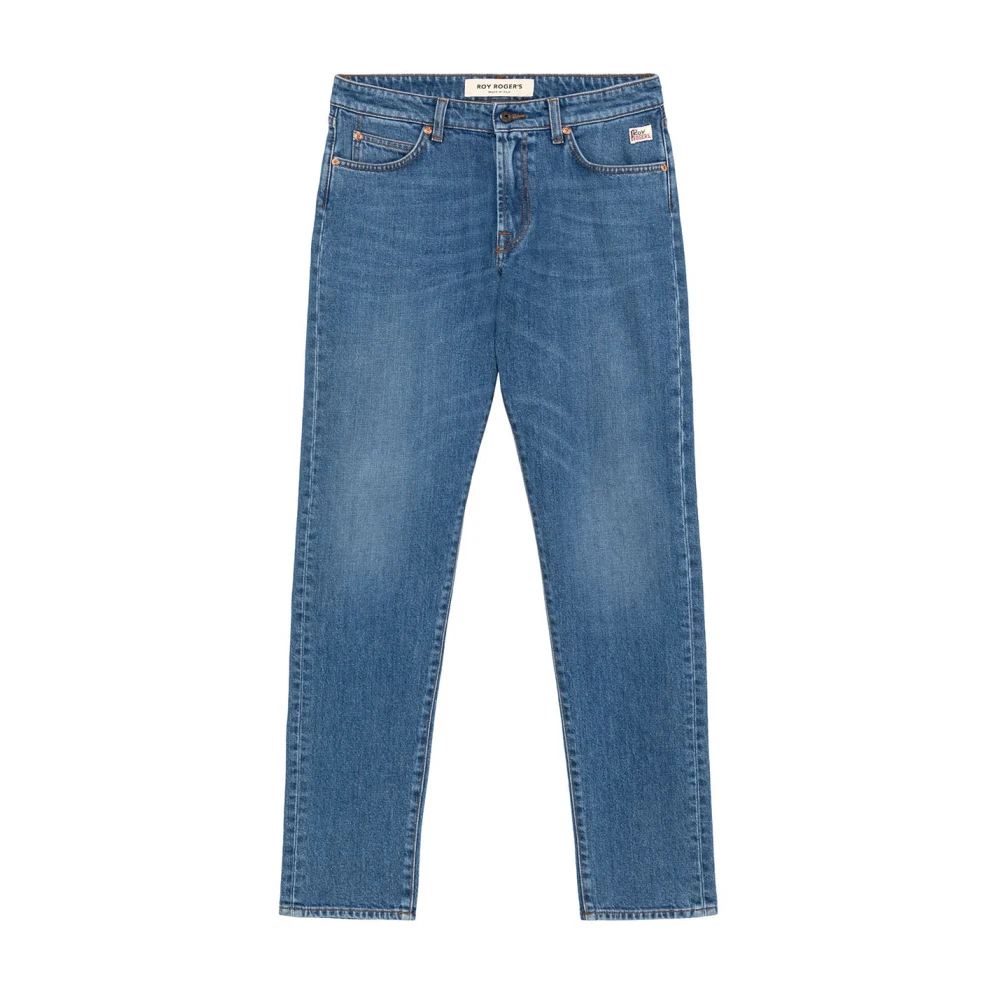Roy Roger's Men's Blue Straight Fit Jeans, W31, Dark Wash Slim Fit Denim Jeans