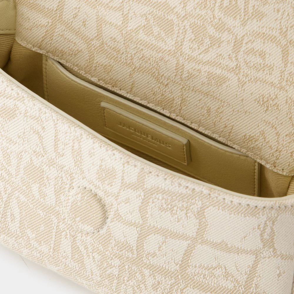 Jacquemus Beige Leren Schoudertas Beige Dames