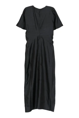 Ella Draped Silk Dress