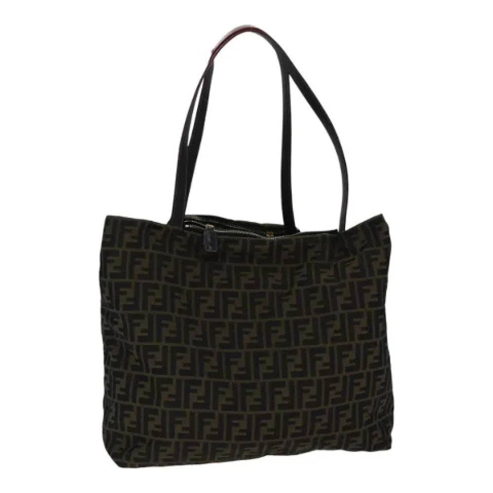 Fendi Vintage Pre-owned Canvas totes Brown Dames