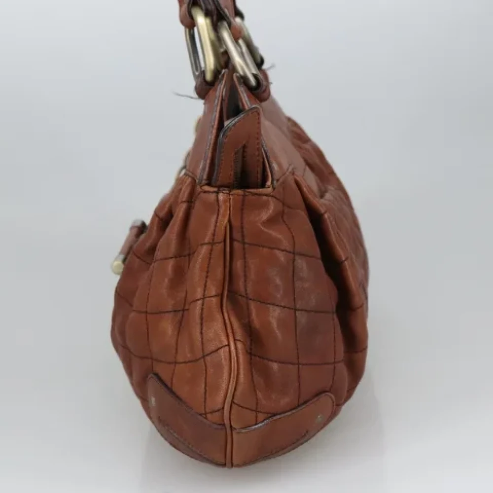 Bally Pre-owned Leather handbags Brown Dames
