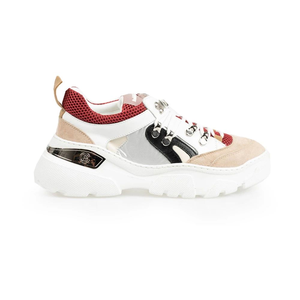 Baldinini Veterschoenen met ronde neus Dames Schoenen Wit