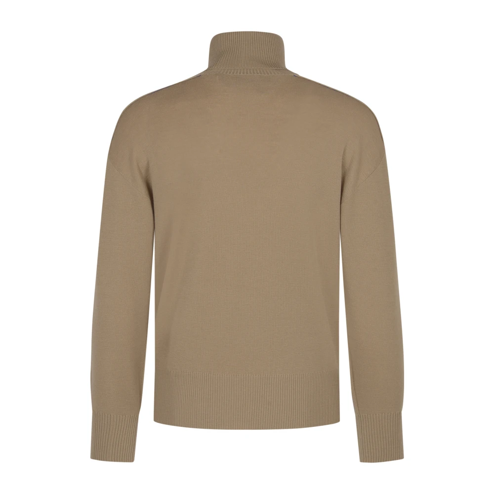 Burberry Ruiter Wol Jumper Brown Heren