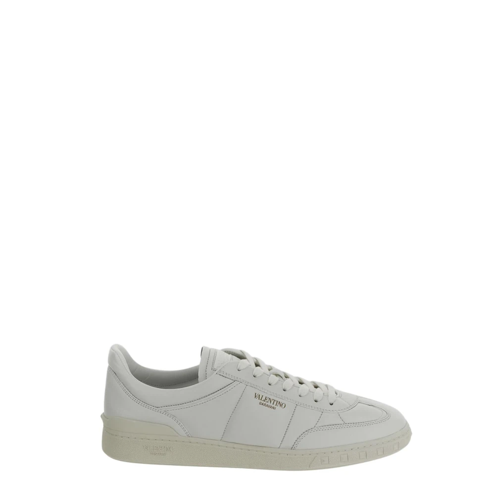 Valentino Garavani Leren Sneaker Upvillage Stijl White Heren