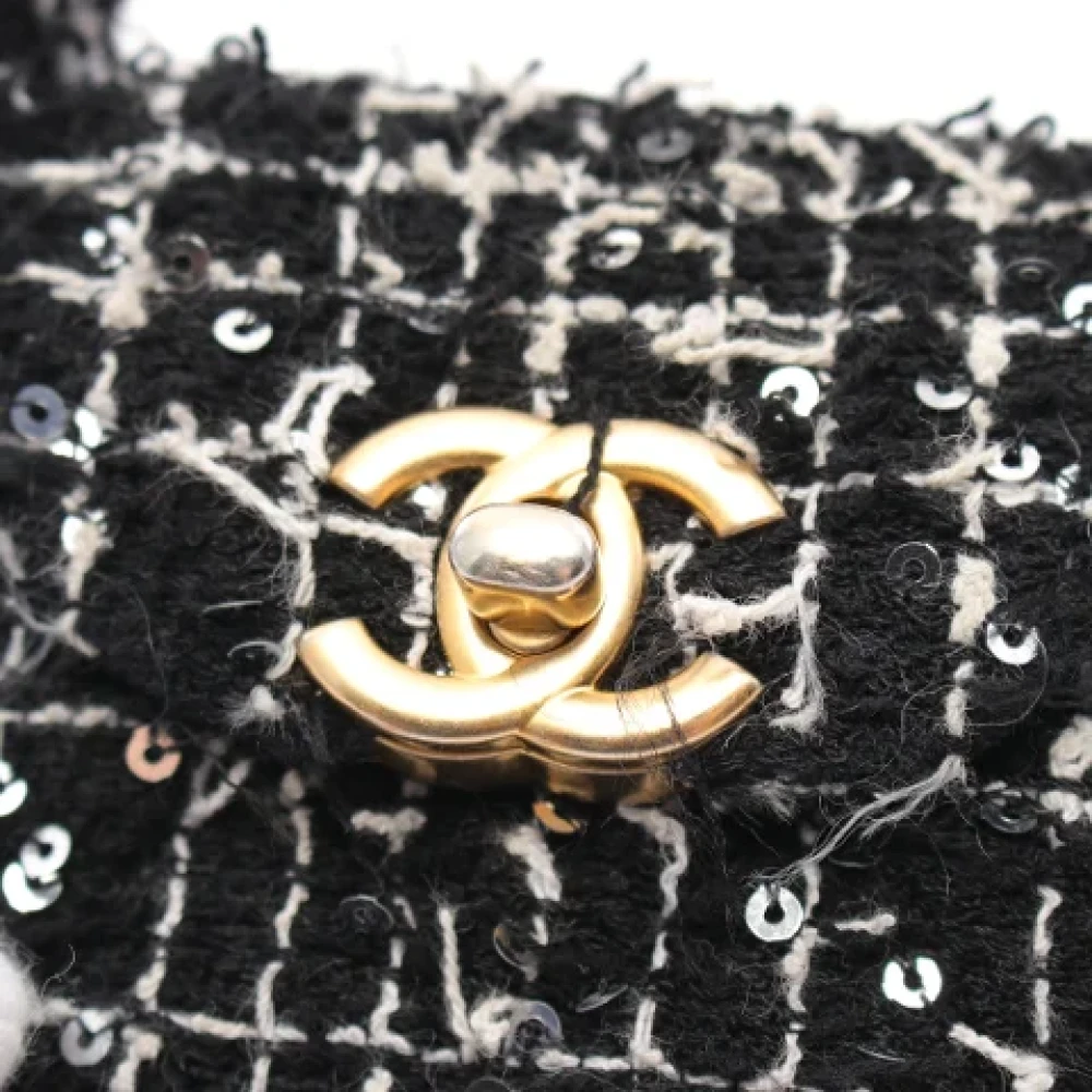 Chanel Vintage Pre-owned Fabric chanel-bags Black Dames