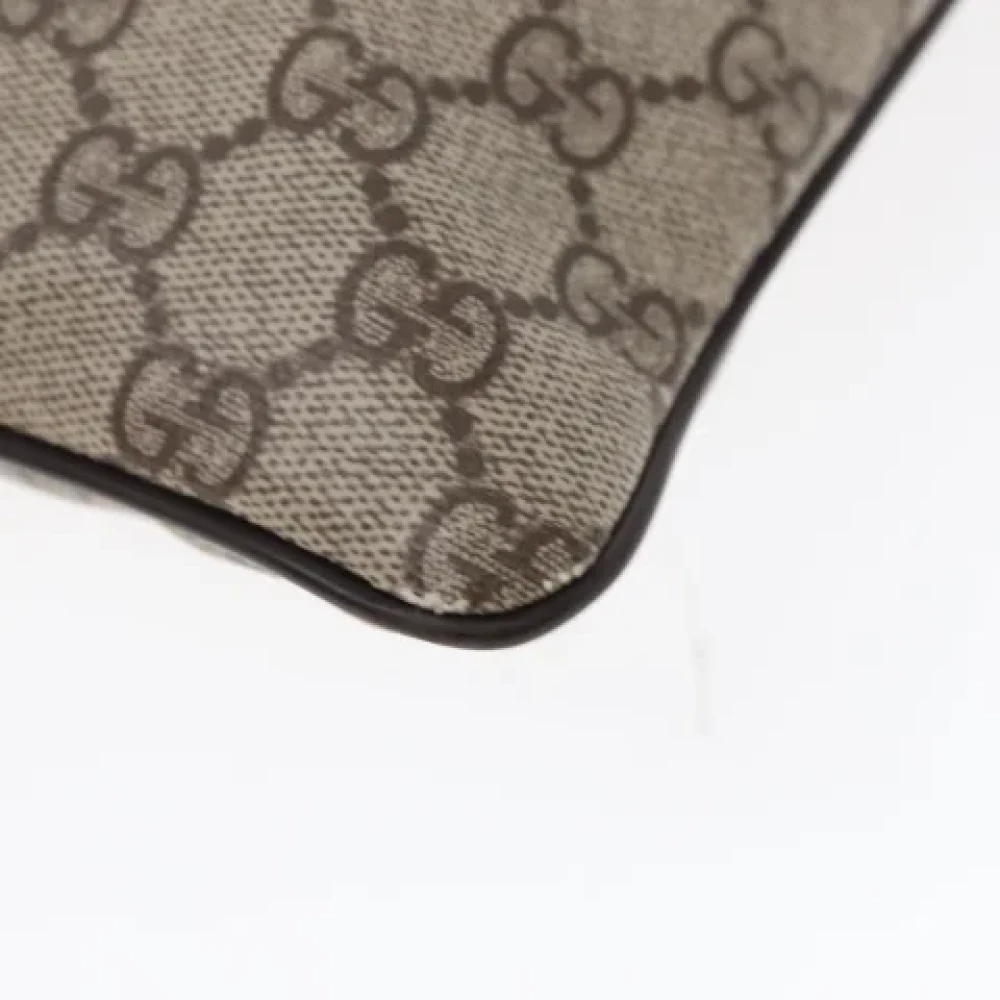 Gucci Vintage Pre-owned Canvas gucci-bags Beige Dames