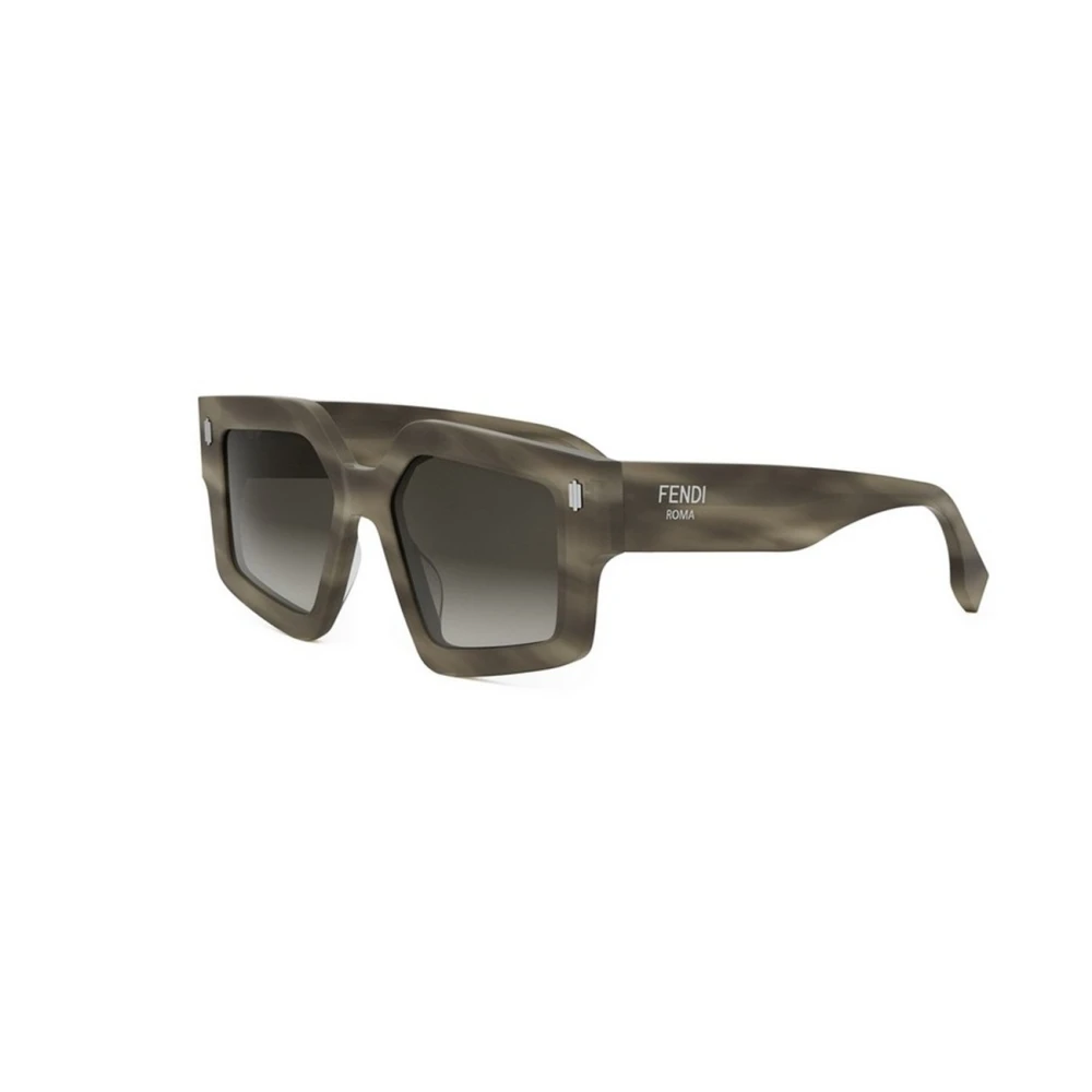 Fendi Unisex Green Sunglasses, 52 Mm, Roma Fe40162i 50F Sunglasses