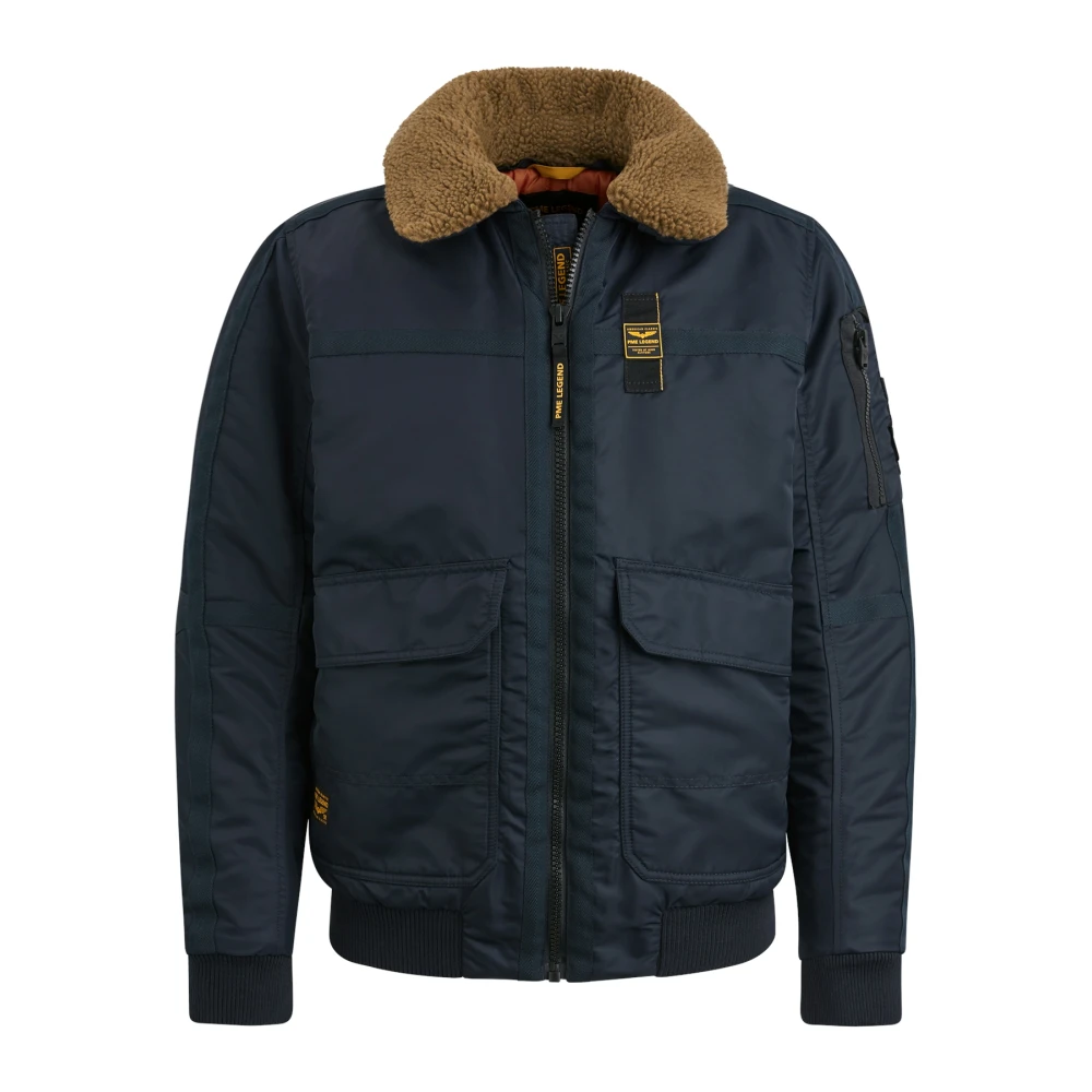 PME Legend Synthetische Bomberjack Glazer Angel Blue Heren