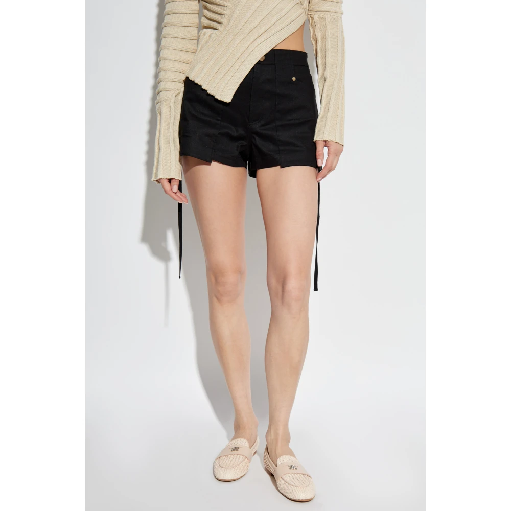 Cult Gaia Shorts Shelley Black Dames
