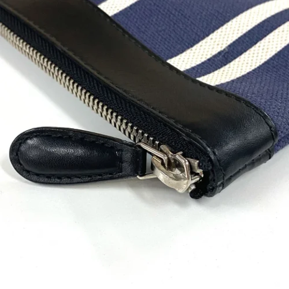 Balenciaga Vintage Pre-owned Fabric clutches Blue Dames