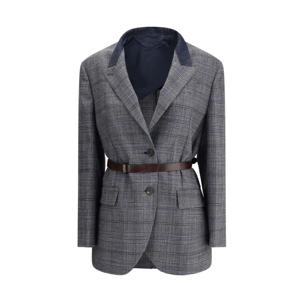 Jackets > Blazers - - Brunello Cucinelli - Modalova