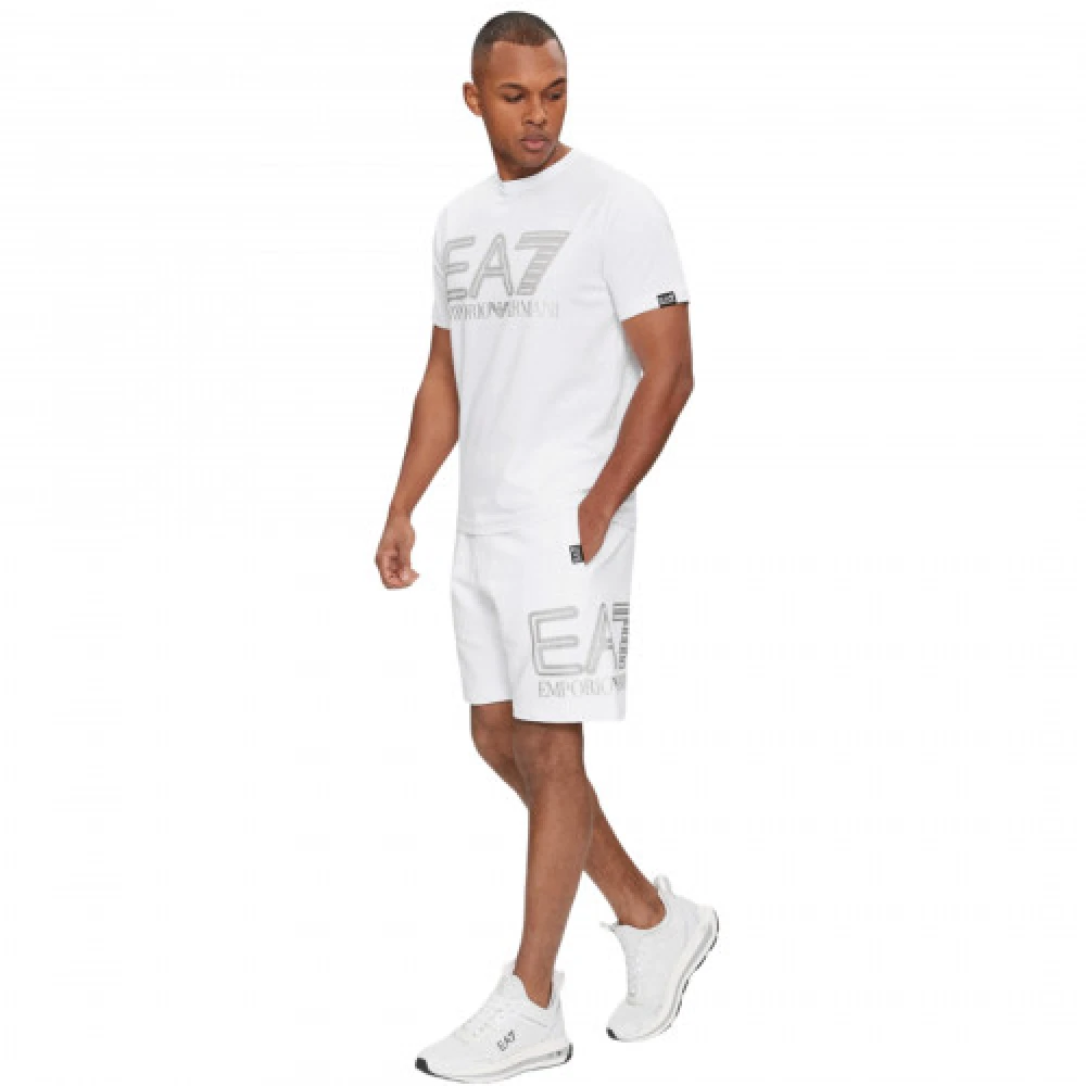 Emporio Armani EA7 Witte 3Dps76 Pjshz Shorts White Heren