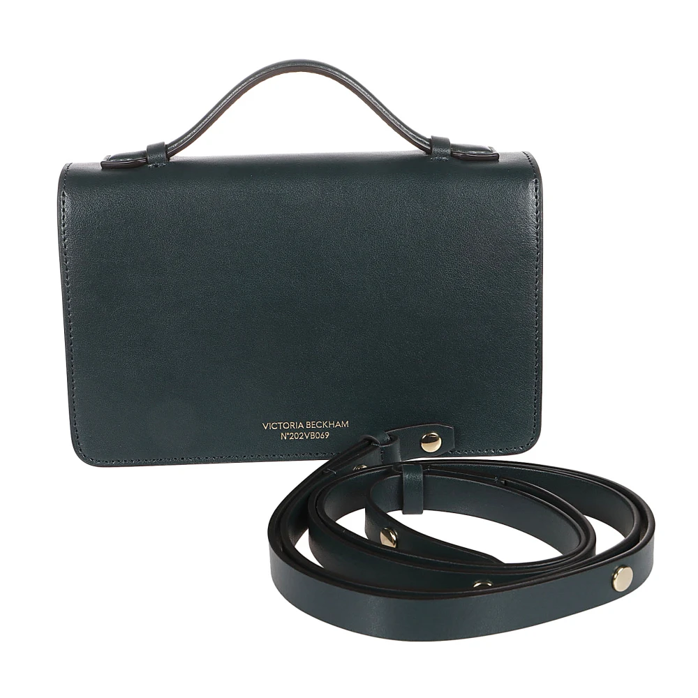 Victoria Beckham Mini Top Handtas met Gesp Green Dames