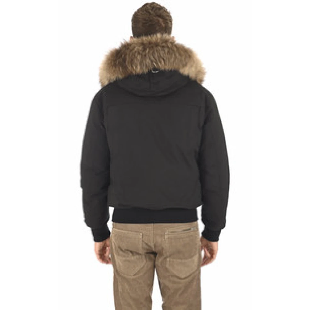 Mackage Zwarte Parka Dixon Black Heren