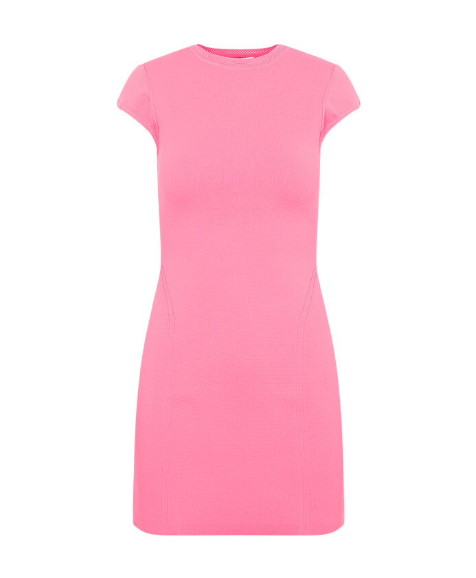 pink-cap-sleeve-mini-dress