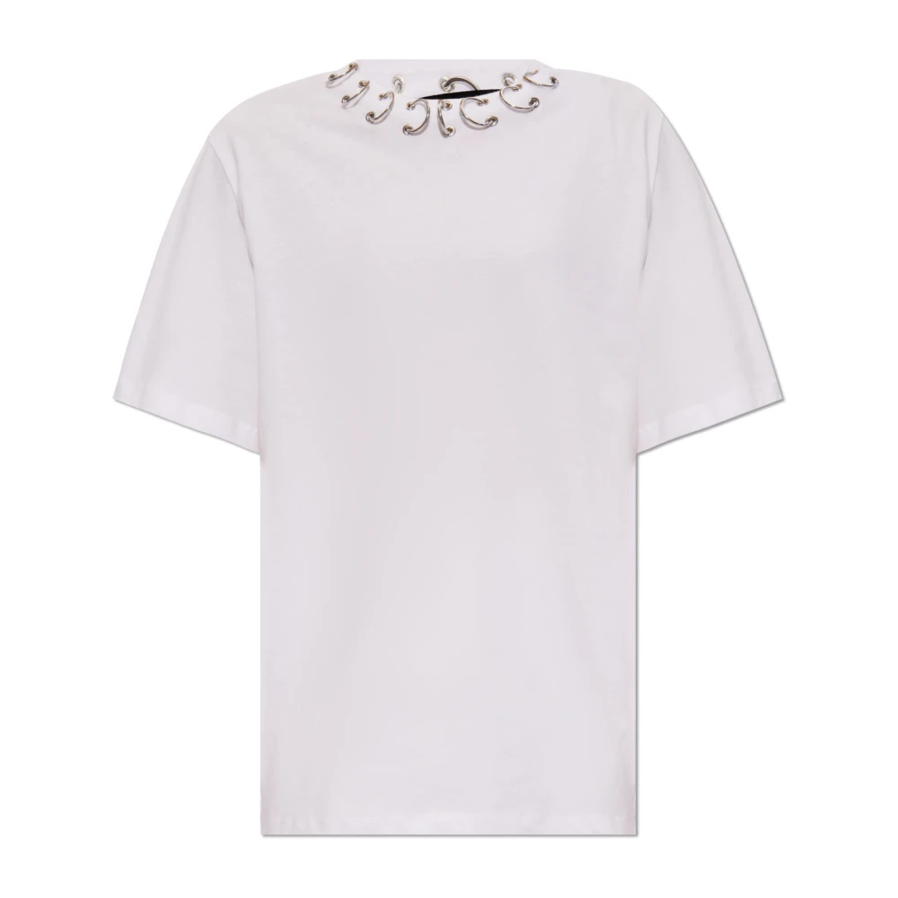 Rotate Birger Christensen Oversized T-shirt White Dames