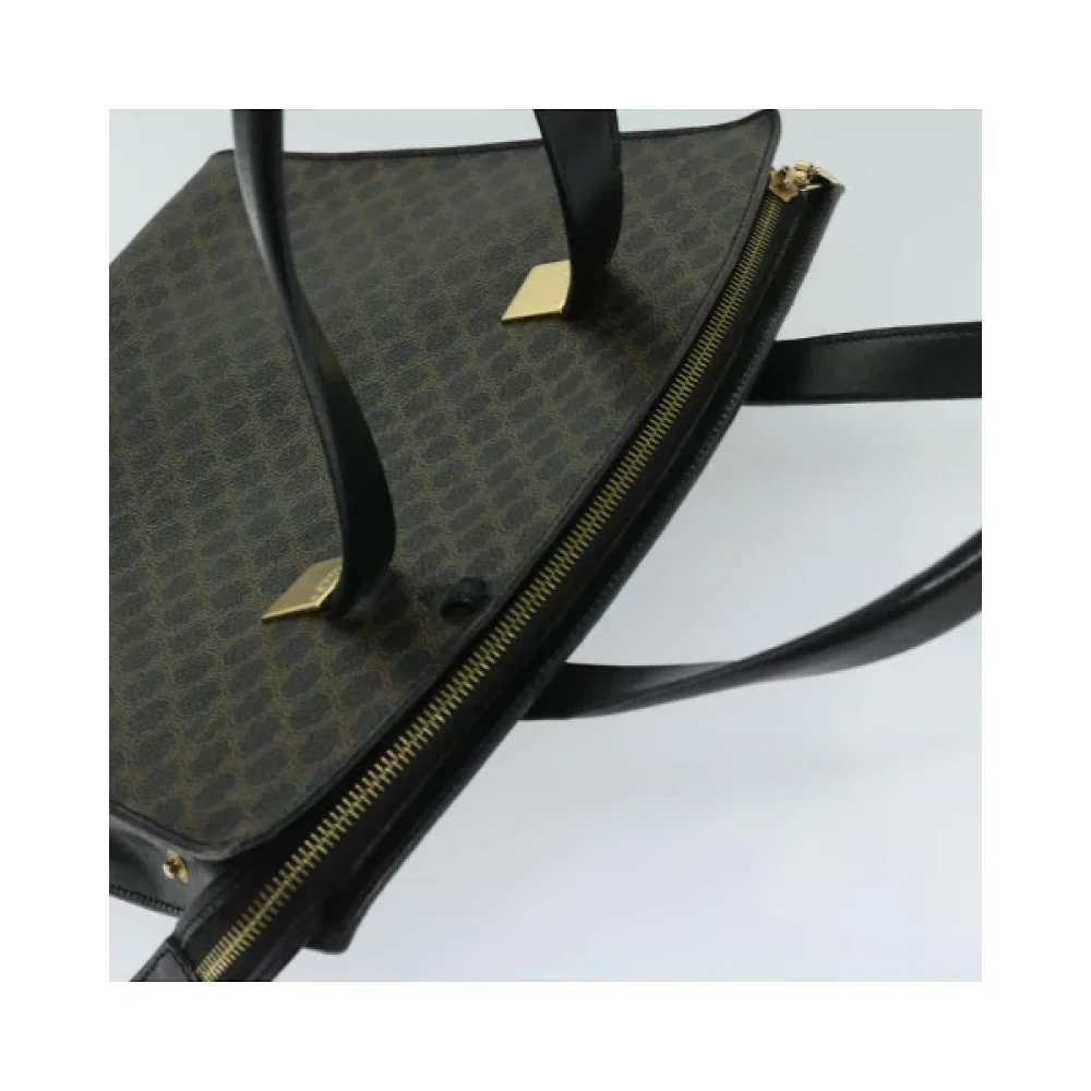 Celine Vintage Pre-owned Leather handbags Black Dames