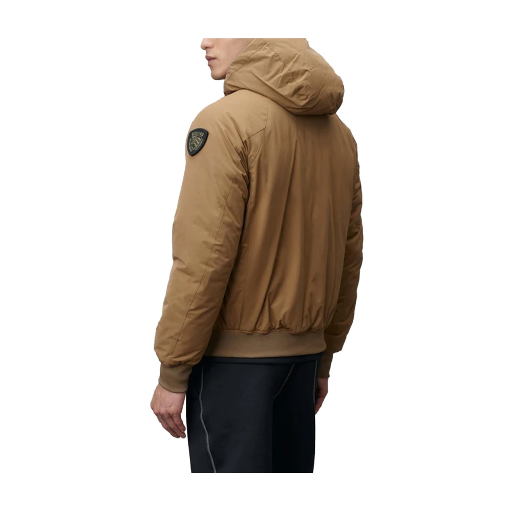Blauer Bruine Urban Jas met Capuchon Brown Heren