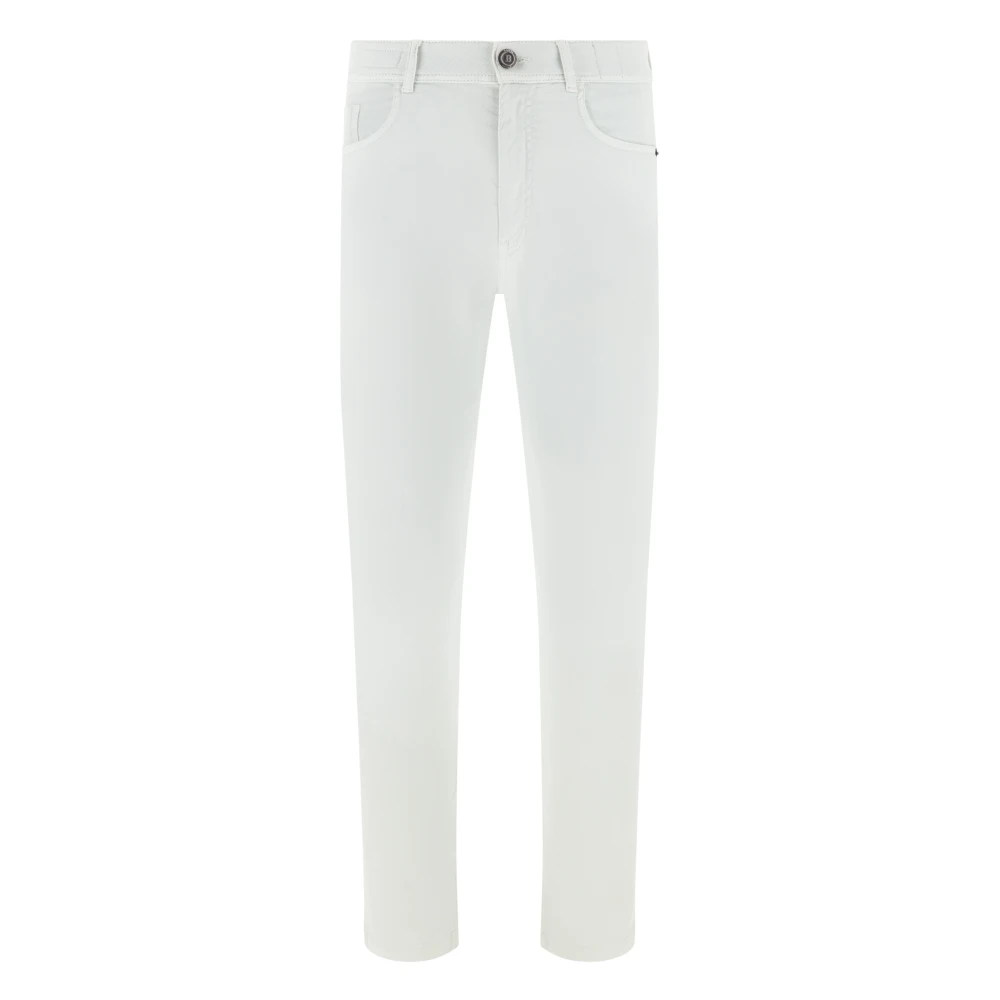 Boggi Milano Mannelijk Blauw Jeans Heren, W33, Katoen, B Stretch Katoen/Tencel Jeans