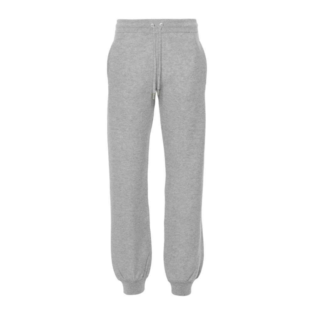 Versace Grijze Gebreide Broek Mélange Effect Gray Dames