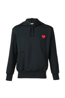 Emblem Heart Cotton Hoodie
