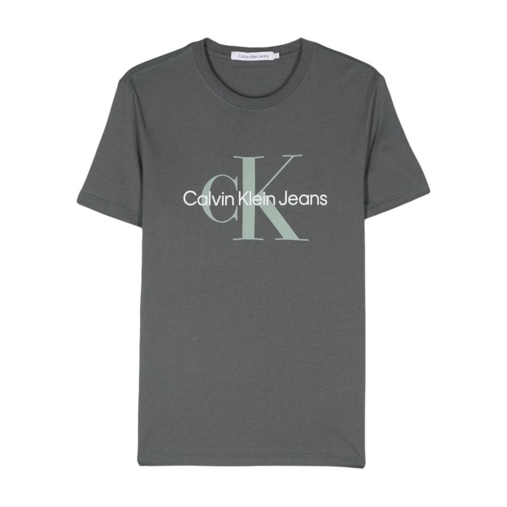 Calvin Klein Jeans Grijze T-shirts en Polos Gray Heren