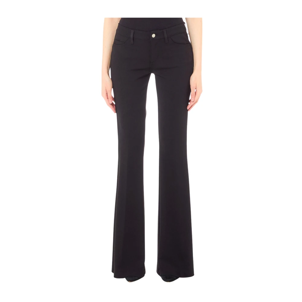 Liu Jo Zwarte Flare Jeans voor Vrouwen Black Dames