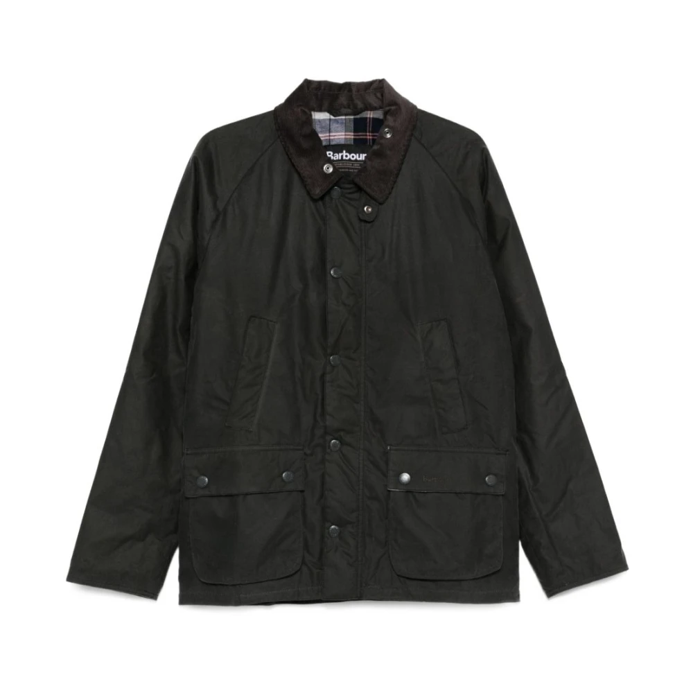Barbour Men's Gray Light Jackets, M, Ambleside Wax Jacket